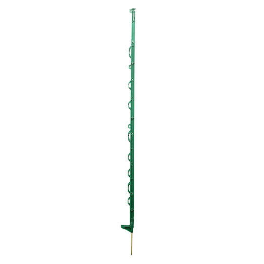 10 x 140cm Hotline Green CP14HG Plastic Paddock Electric Fence Posts