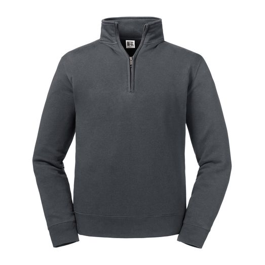 Russell Authentic 1/4 Zip Sweat Convoy Grey