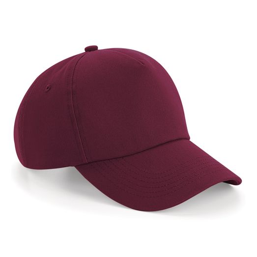 Beechfield  Authentic 5 Panel Cap Burgundy