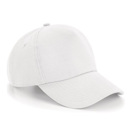Beechfield  Authentic 5 Panel Cap White