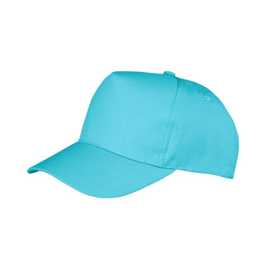 Result Core Boston 5-Panel Printers Cap Aqua