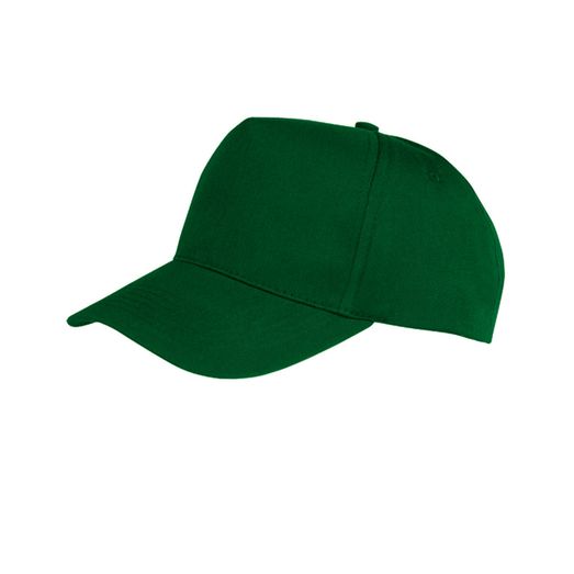 Result Core Boston 5-Panel Printers Cap Bottle Green