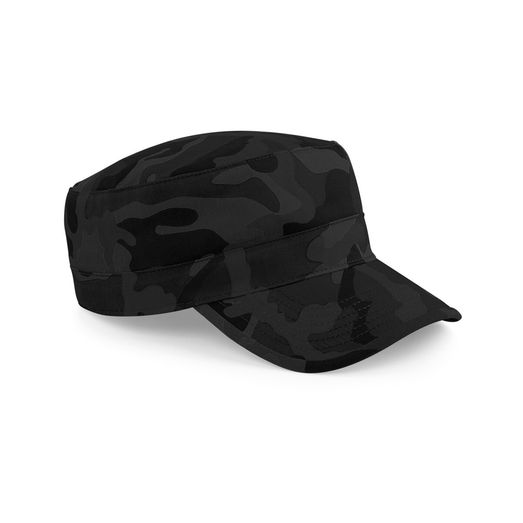 Beechfield  Camo Army Cap Midnight Camo