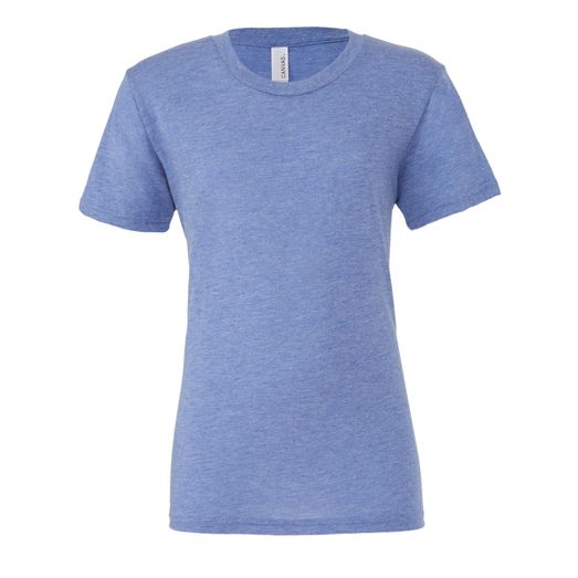 Bella Canvas Unisex Triblend Short Sleeve Tee Blue Triblend