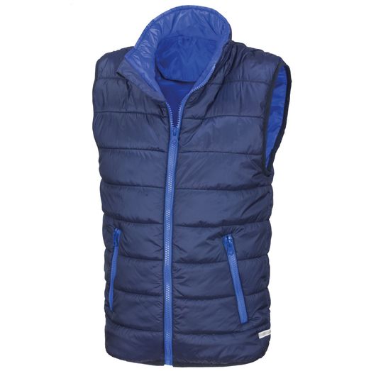 Result Core Child's Padded Bodywarmer Navy/Royal
