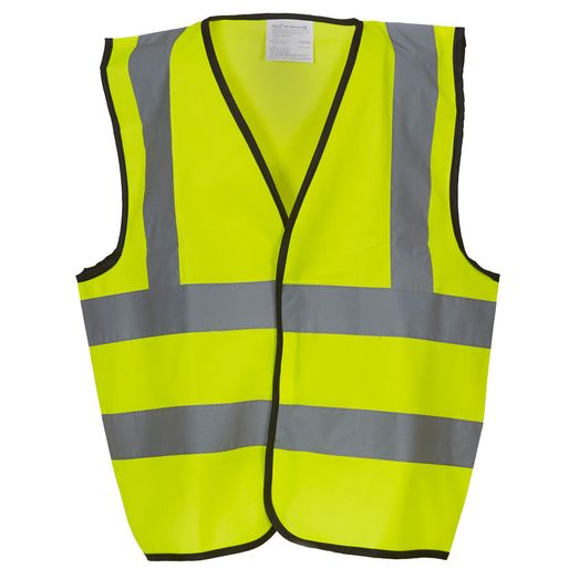 Yoko Children's Hi-Vis Waistcoat Hi-Vis Yellow