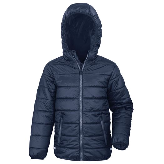 Result Core Children's Soft Padded Jacket Navy Blue