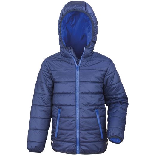 Result Core Children's Soft Padded Jacket Navy/Royal