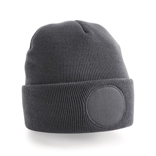 Beechfield  Circular Patch Beanie Graphite
