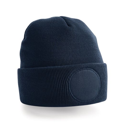 Beechfield  Circular Patch Beanie French Navy