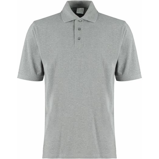 Kustom Kit Classic Fit Cotton Klassic Superwash® 60 Polo Heather Grey Marl