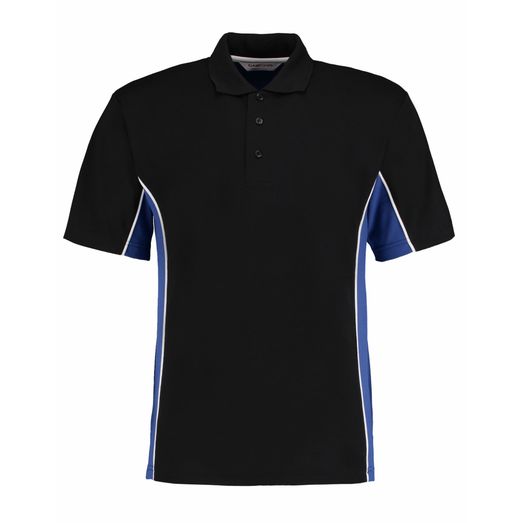 Gamegear Classic Fit Track Polo Black/Royal/White
