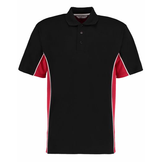 Gamegear Classic Fit Track Polo Black/Red/White