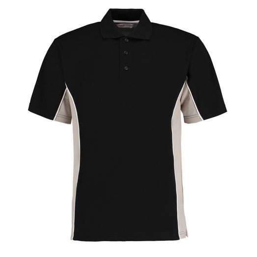 Gamegear Classic Fit Track Polo Black/Grey/White