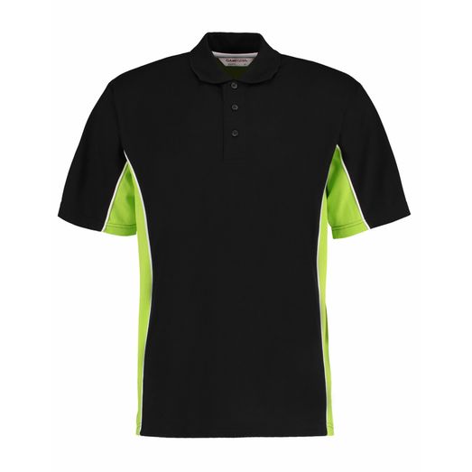 Gamegear Classic Fit Track Polo Black/Lime/White