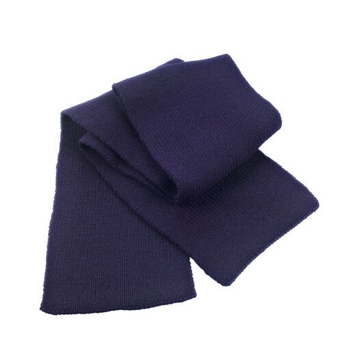 Result Winter Essentials Classic Heavy Knit Scarf Navy Blue