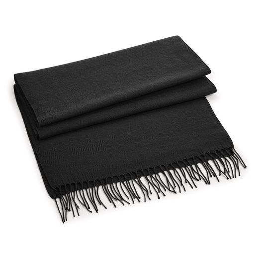 Beechfield  Classic Woven Scarf Black