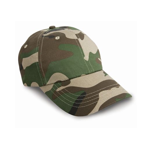 Result Headwear Cotton Drill Pro-Style Cap Camo