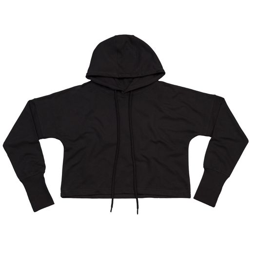 Mantis Cropped Hoodie Black