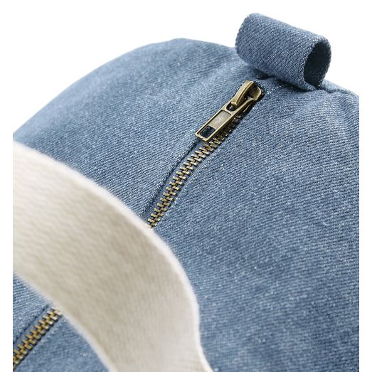 Bagbase Denim Barrel Bag Light Denim