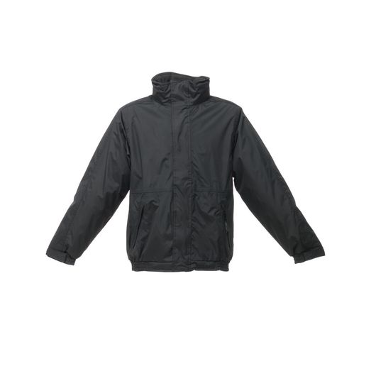 Regatta Dover Men's Fleece Lined Bomber Jacket Black/Ash