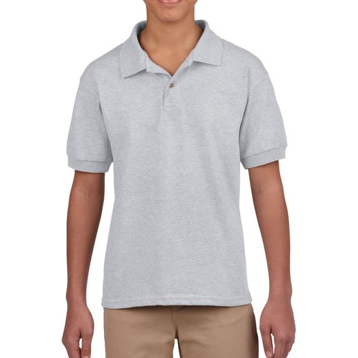 Gildan DryBlend® Youth Jersey Polo Sport Grey
