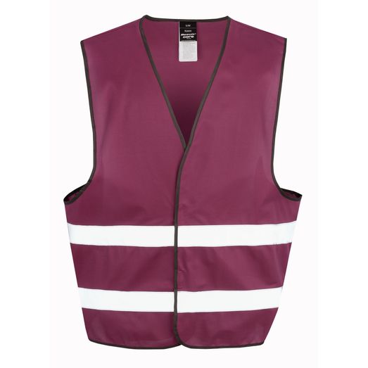 Result Safeguard Enhance Visibility Vest Burgundy