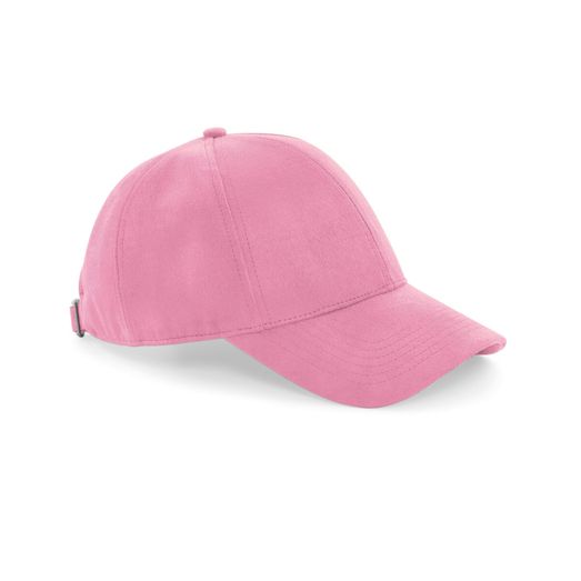 Beechfield  Faux Suede 6 Panel Cap Dusky Pink