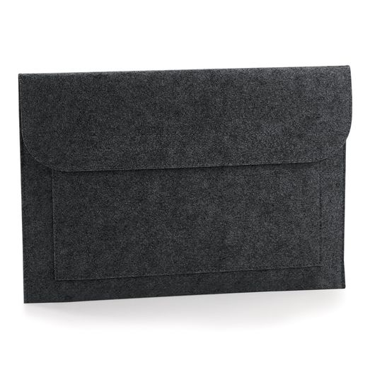 Bagbase Felt Laptop/ Document Slip Charcoal Melange