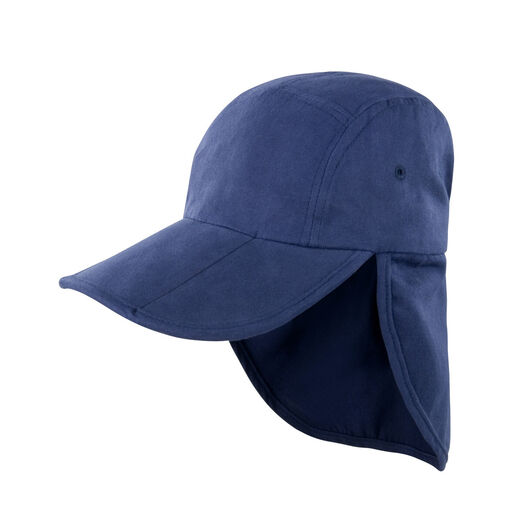 Result Headwear Fold Up Legionnaire Hat Navy Blue