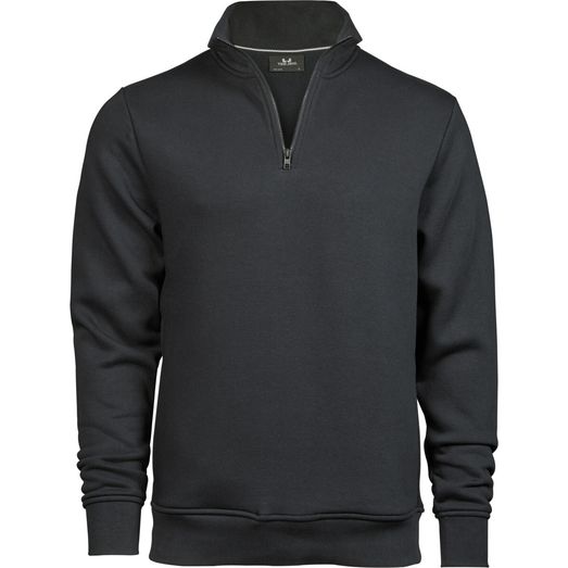 Tee Jays Half Zip Sweatshirt Dark Grey