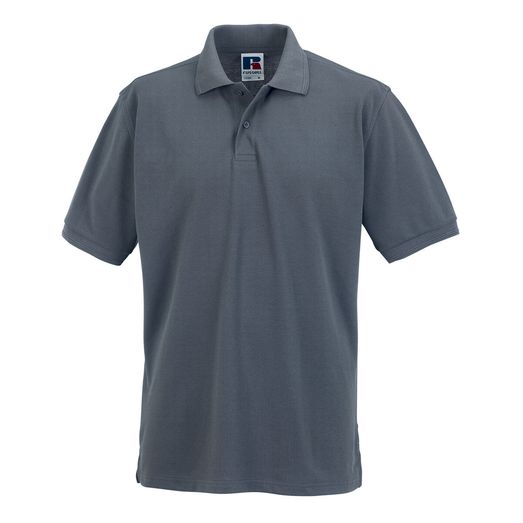 Russell Hardwearing Polycotton Polo Shirt Convoy Grey