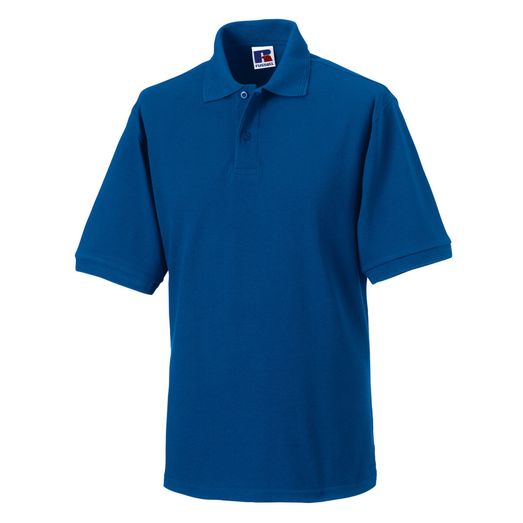 Russell Hardwearing Polycotton Polo Shirt Bright Royal