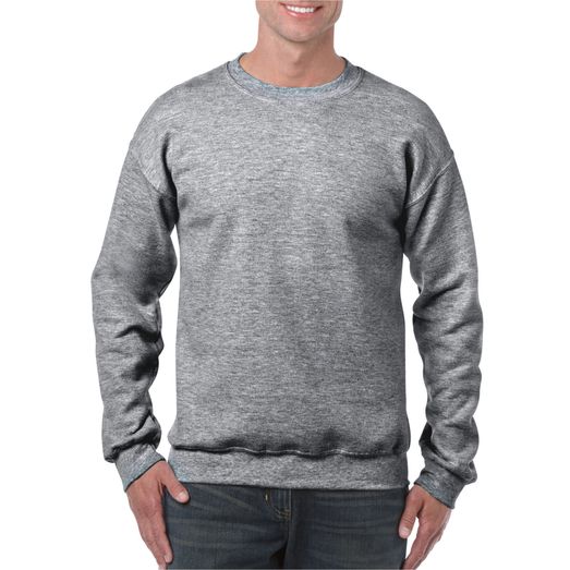 Gildan Heavy Blend Adult Crewneck Sweatshirt Graphite Heather