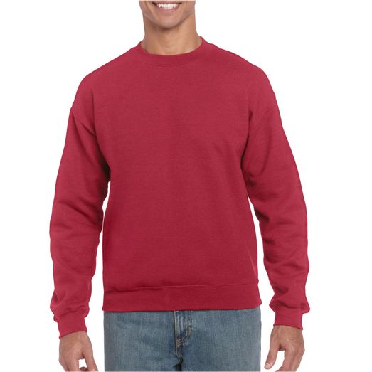 Gildan Heavy Blend Adult Crewneck Sweatshirt Antique Cherry Red