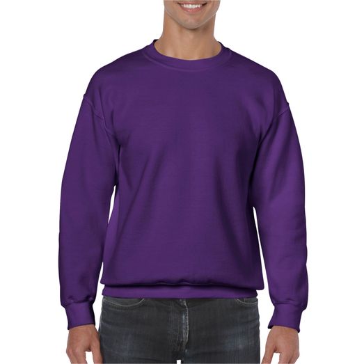 Gildan Heavy Blend Adult Crewneck Sweatshirt Purple