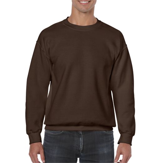 Gildan Heavy Blend Adult Crewneck Sweatshirt Dark Chocolate