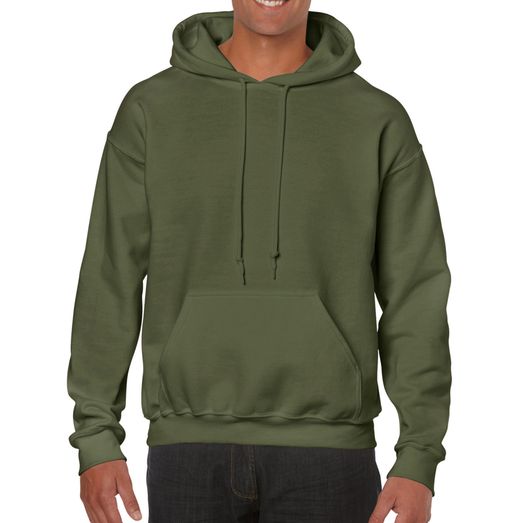 Gildan Heavy Blend Adult Hooded Sweatshirt Military Green