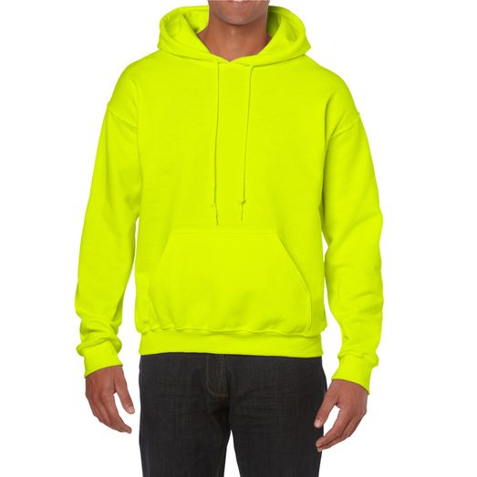 Gildan Heavy Blend Adult Hooded Sweatshirt Safety Green