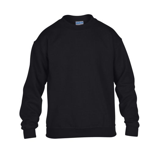 Gildan Heavy Blend Youth Crewneck Sweatshirt Black