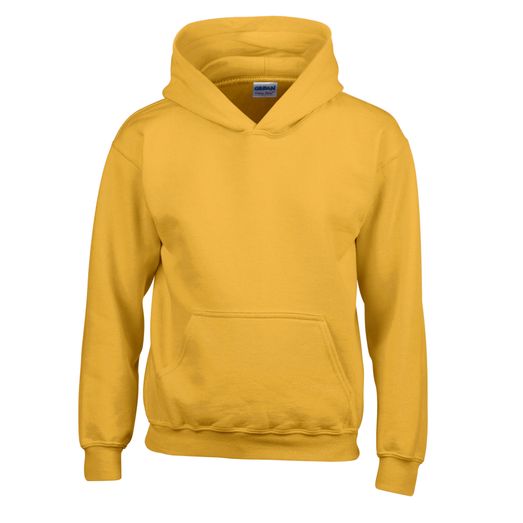 Gildan Heavy Blend Youth Hooded Sweatshirt Gold