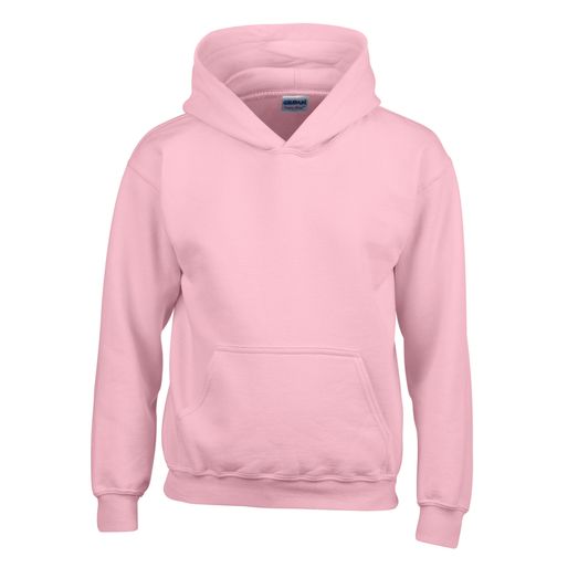 Gildan Heavy Blend Youth Hooded Sweatshirt Light Pink