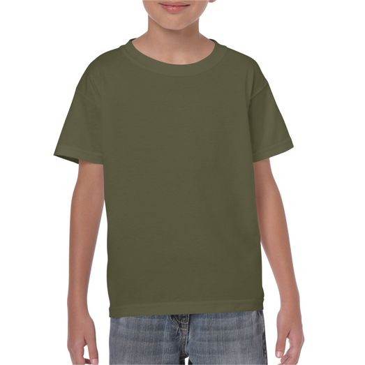 Gildan Heavy Cotton Youth T-Shirt Military Green