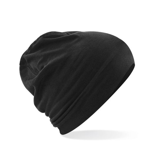 Beechfield  Hemsedal Cotton Beanie Black/Black