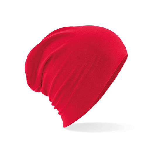 Beechfield  Hemsedal Cotton Slouch Beanie Classic Red