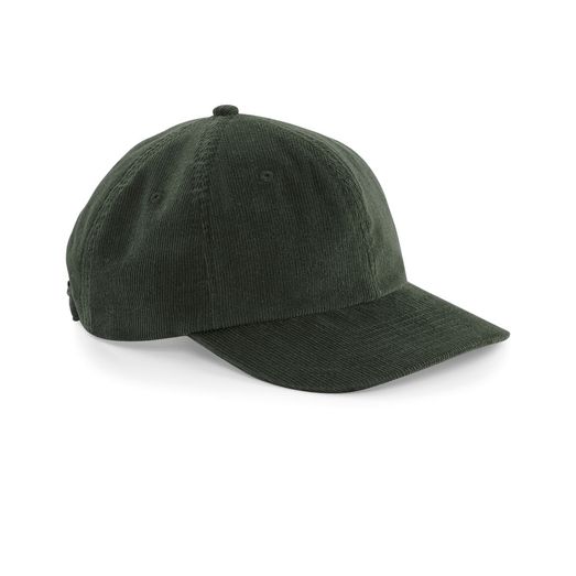 Beechfield  Heritage Cord Cap Dark Olive