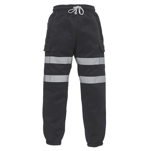 Yoko Hi-Vis Jogging Pants Black