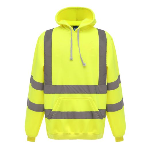 Yoko Hi-Vis Pull-Over Hoodie Hi-Vis Yellow