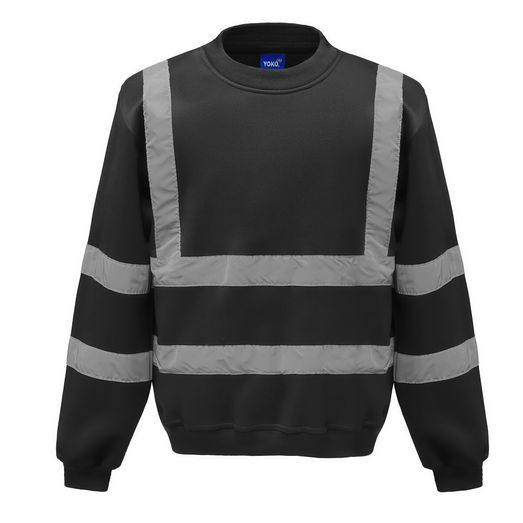 Yoko Hi-Vis Sweatshirt Black