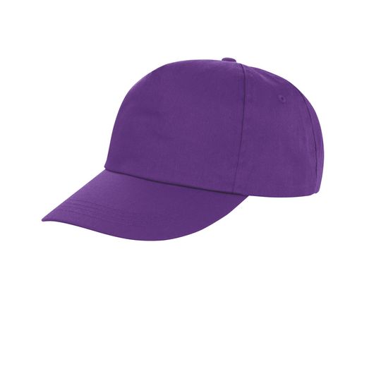 Result Core Houston 5-Panel Printers Cap Purple